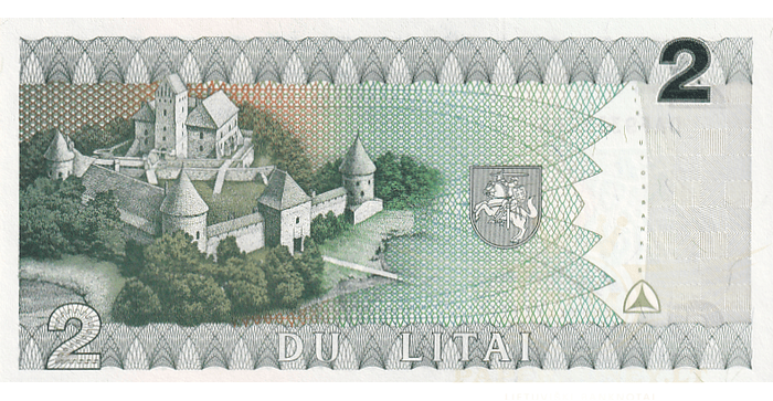 #54 1993 m. 2 litai  DAF serija UNC!