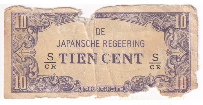 Japansche regeering 10 cent F